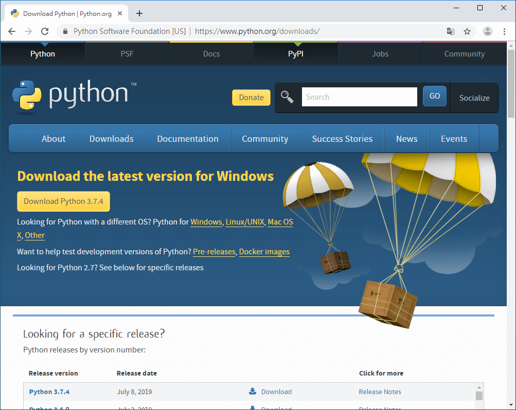 Python 官方網站