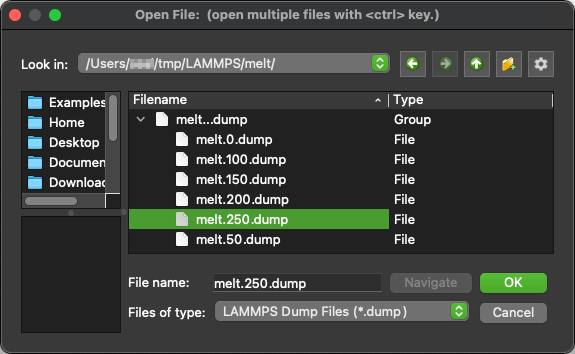 ParaView 開啟 LAMMPS Dump 檔案