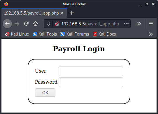 Payroll Login